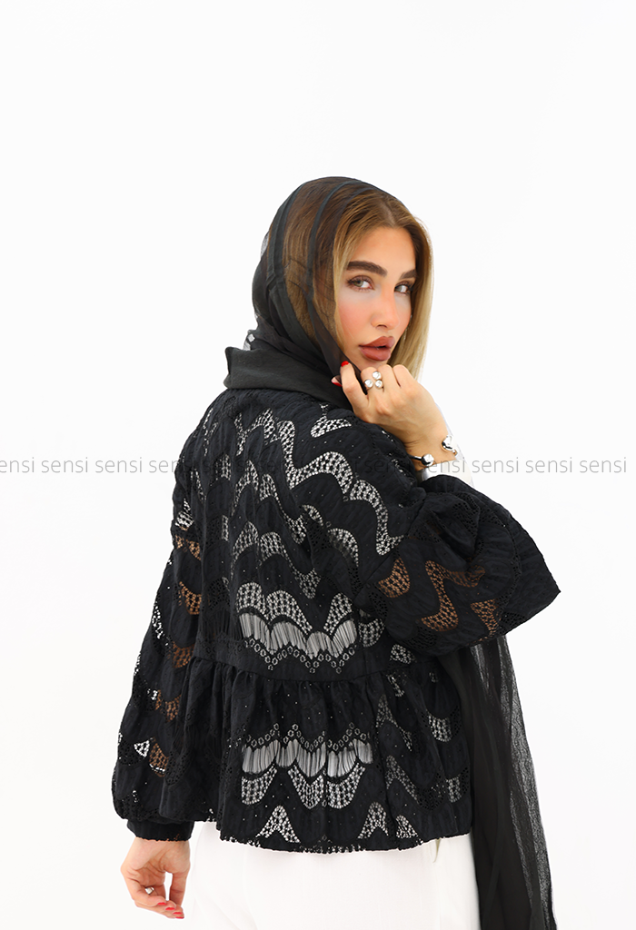 مانتو عروسکی گیپور کد1006095